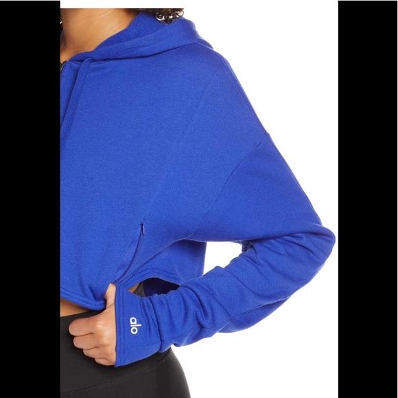 ALO YOGA EXTREME CROP HOODIE - Picture 5 of 13